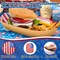 Patriotic Paper Food Tray Red Blue White Stars Stripes Paper Food Boats 4th of July Party Favors